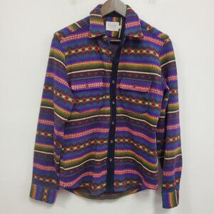 Shades Of Grey By Micah Cohen Mens Southwestern Aztec Shacket Size S Cabincore